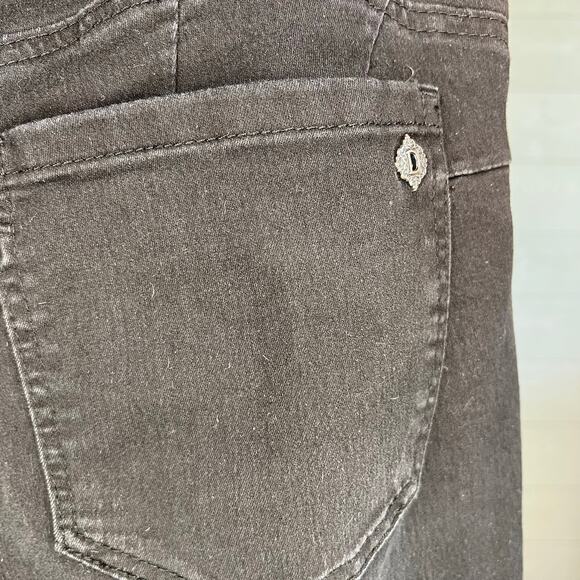 Democracy "Ab"solution black high rise skinny jeans Size 14P - Picture 4 of 7